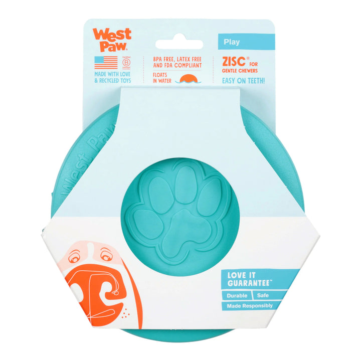 West Paw Zogoflex Zisc Flying Disc Floating Dog Toy Large