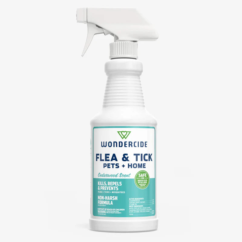 Wondercide Flea + Tick Spray for Pets and Home Cedarwood Scent 16oz