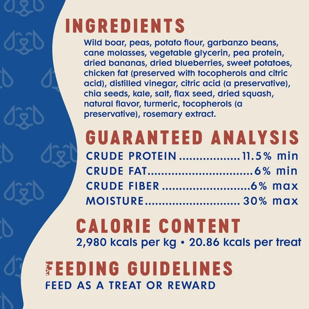 Finley's Griller Strips Boar Dog Treats 14.4oz