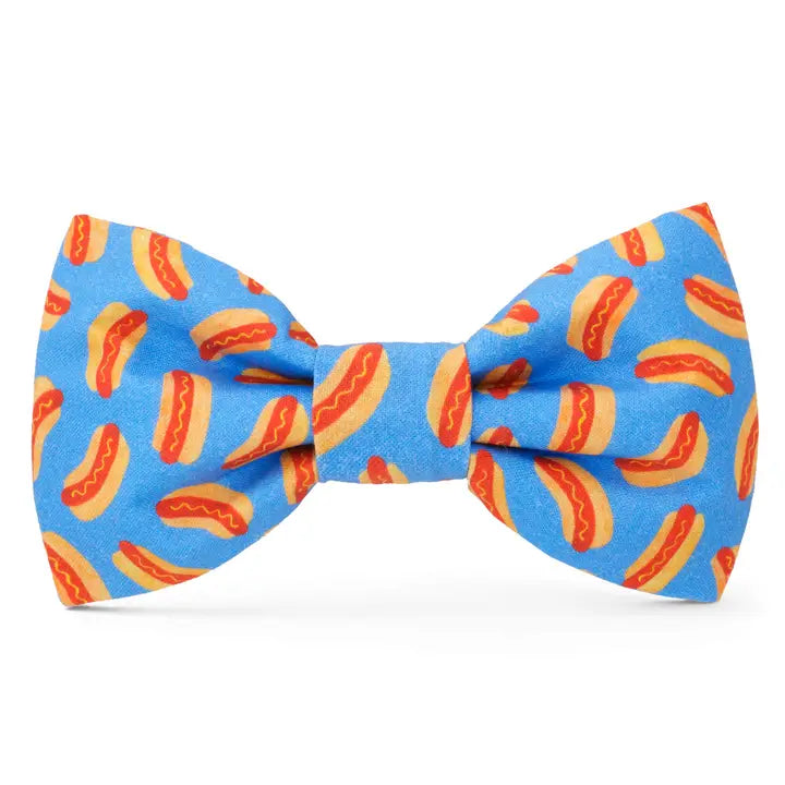 The Foggy Dog Hot Diggity Dog Bow Tie Attachment for Collar