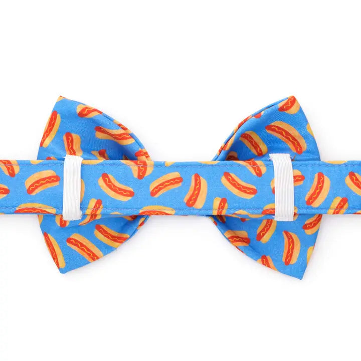 The Foggy Dog Hot Diggity Dog Bow Tie Attachment for Collar