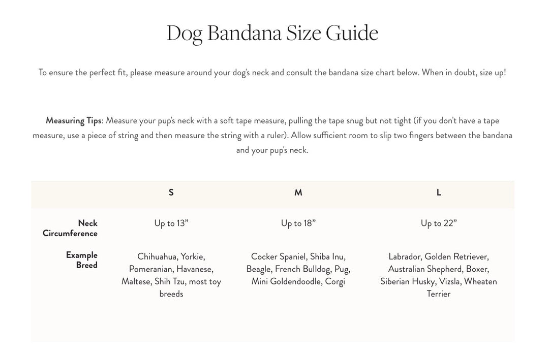 Baking Spirits Bright Bandana for Dogs and Cats