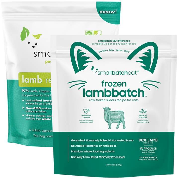 Smallbatch Frozen Lamb Sliders 3lb for Cats