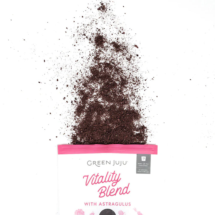Green Juju Freeze Dried Vitality Blend with Astragulas Nutrient-Dense Topper for Dogs and Cats 1.75oz