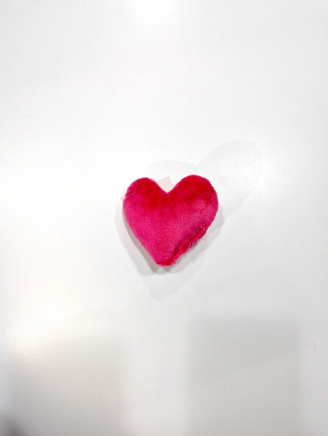 Heart Plush Dog Toy Valentine Pink