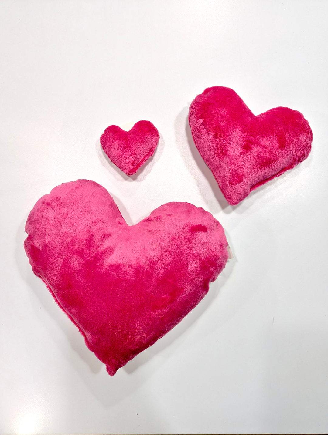 Heart Plush Dog Toy Valentine Pink