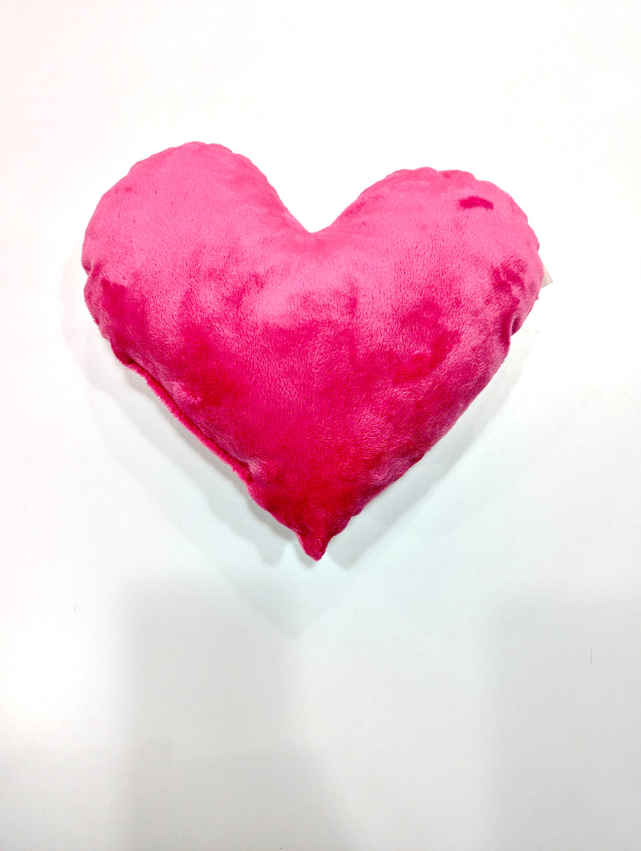 Heart Plush Dog Toy Valentine Pink
