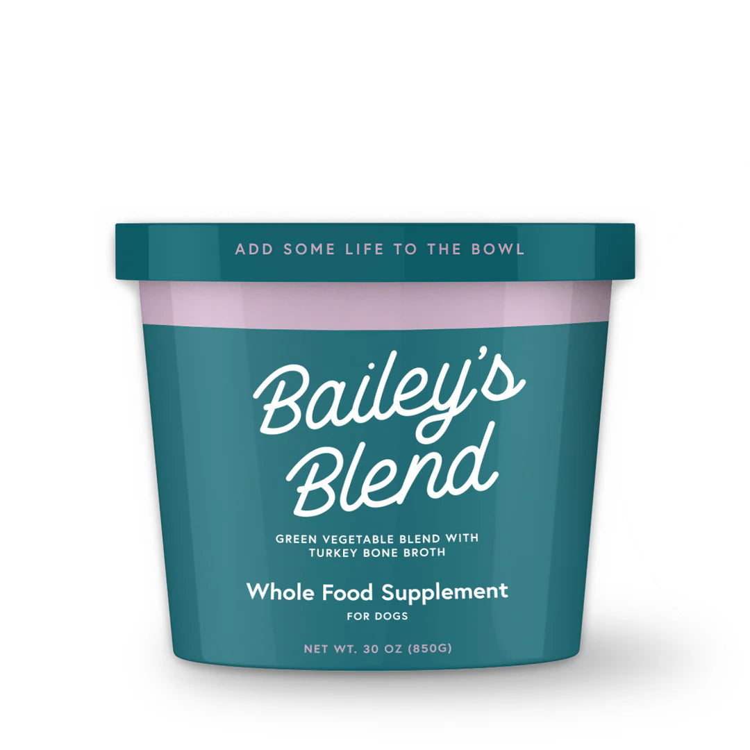 Green Juju Bailey's Blend Frozen Vegetable Nutrient-Dense Topper for Dogs and Cats 30oz