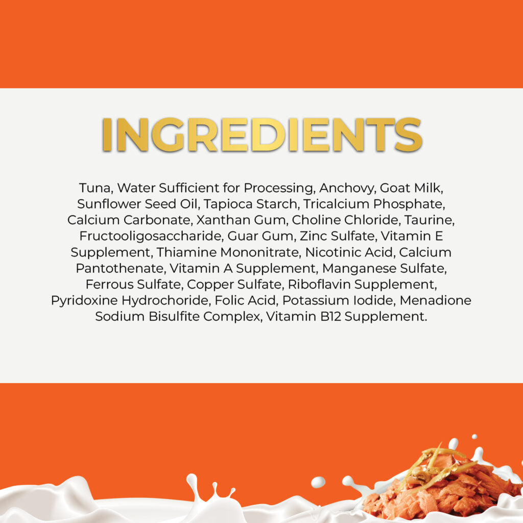 Fussie Cat Tuna Anchovies in Goat Milk Gravy Canned Wet Cat Food 2.47oz - Single Can