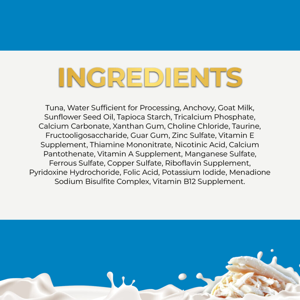 Fussie Cat Tuna with Small Anchovies in Goat Milk Gravy Canned Wet Cat Food 2.47oz - Single Can