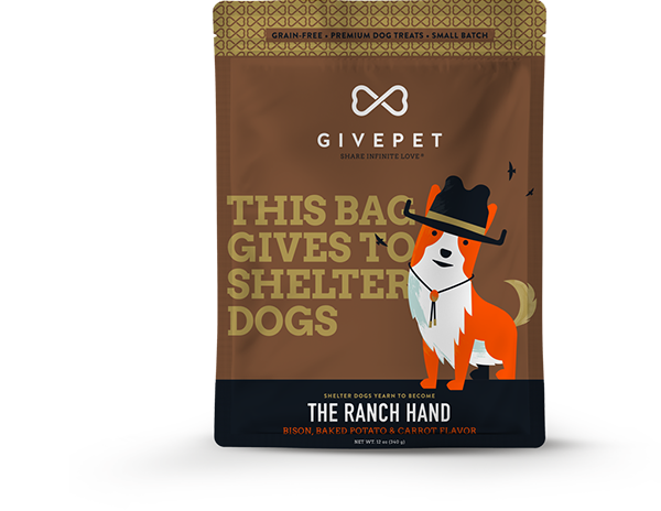 Give Pet Ranch Hand Bison, Potatoes & Carrots (Individual biscuits)