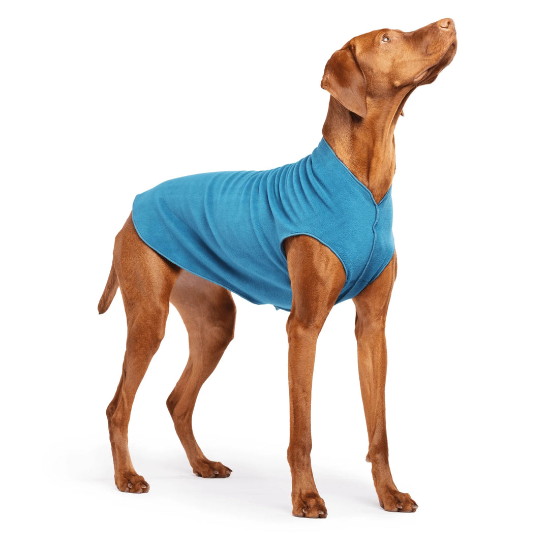 Goldpaw Stretch Fleece Dog & Cat Pullover, Marine Blue
