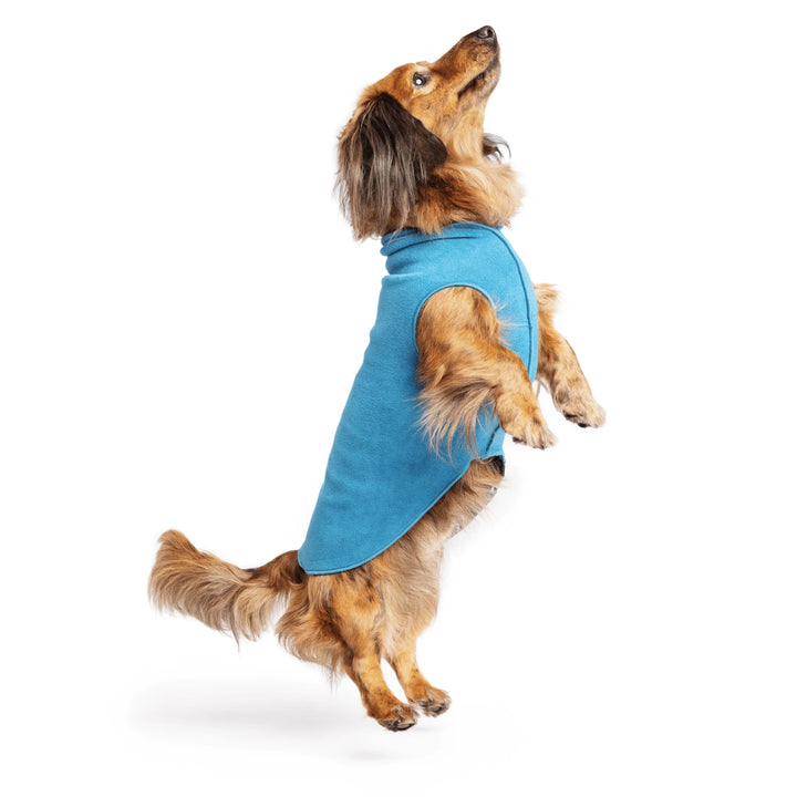 Goldpaw Stretch Fleece Dog & Cat Pullover, Marine Blue