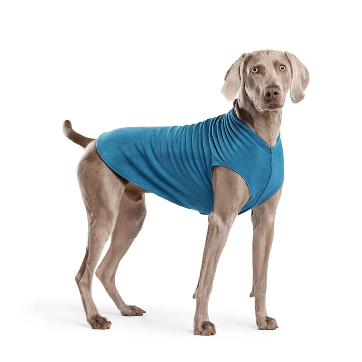 Goldpaw Stretch Fleece Dog & Cat Pullover, Marine Blue