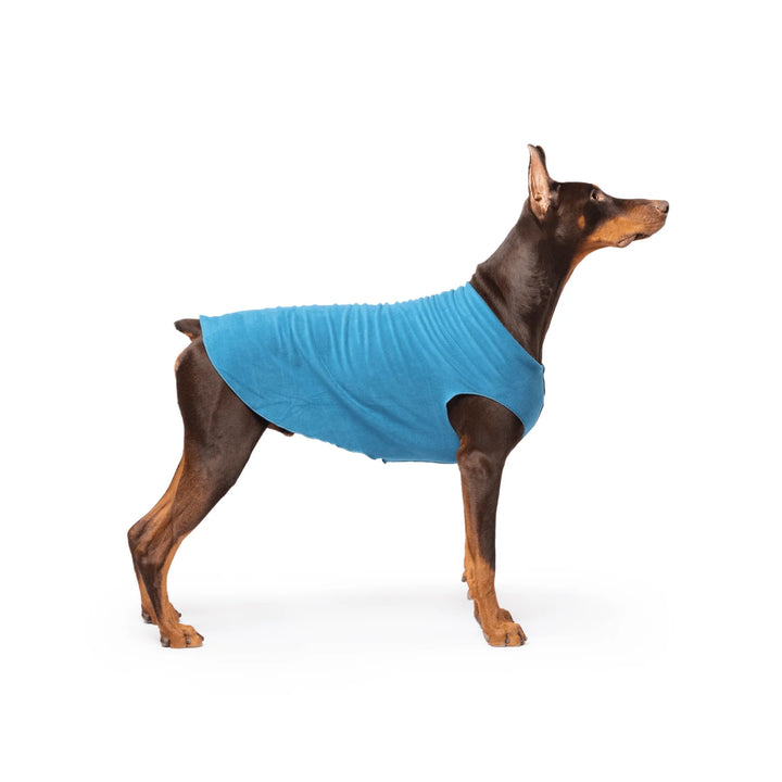 Goldpaw Stretch Fleece Dog & Cat Pullover, Marine Blue