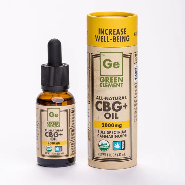 Green Element All Natural CBG+ Oil 2000mg