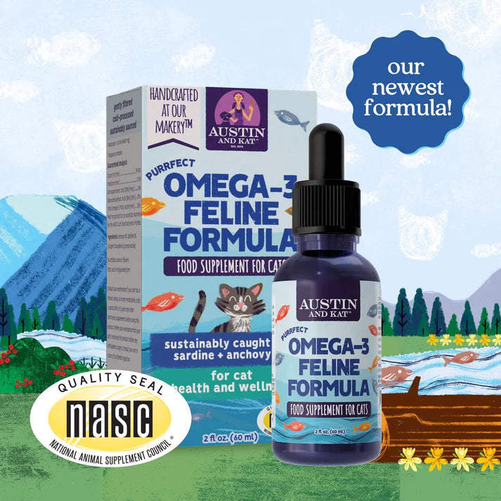 Austin & Kat Omega-3  Feline Formula 60ml