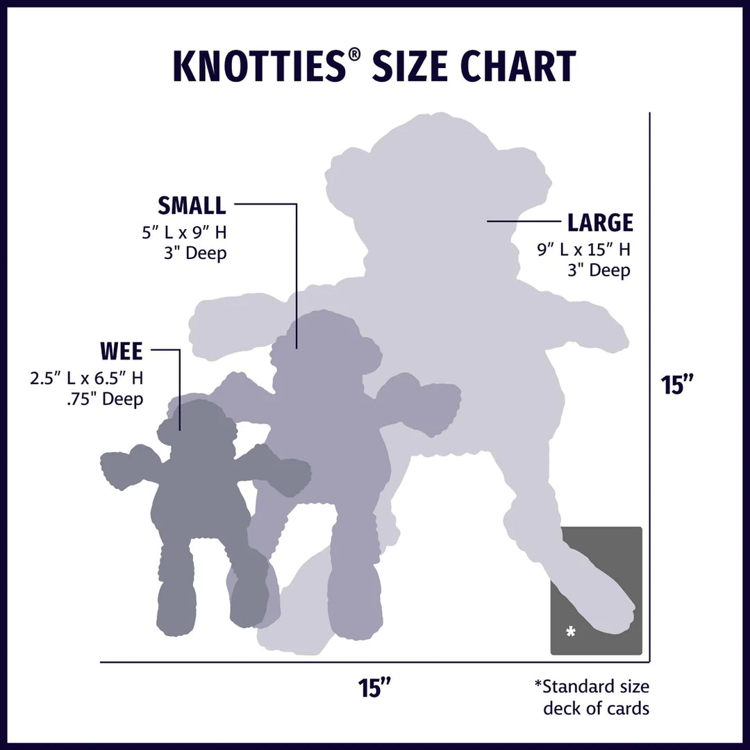Hugglehounds Knottie® Dottie Cow Plush Dog Toy Small 9"