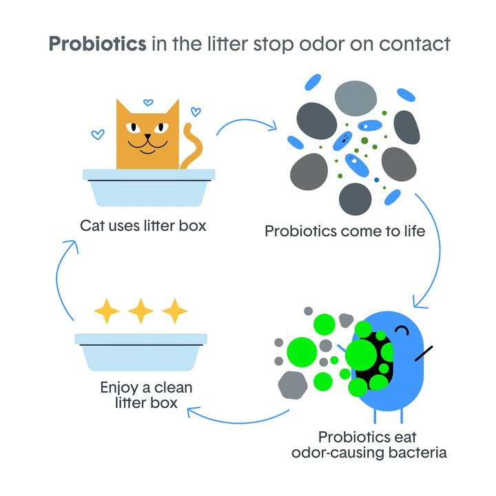 BoxiePro Deep Clean Clumping Clay Cat Litter 40lb