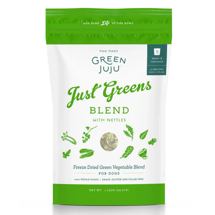 Green Juju Freeze Dried Just Greens with Nettles 1.75oz