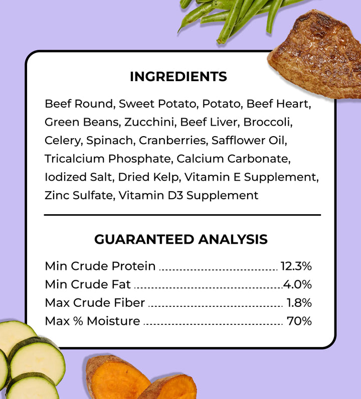 My Perfect Pet Dog Frozen Grain Free Knight's Beef 4LB