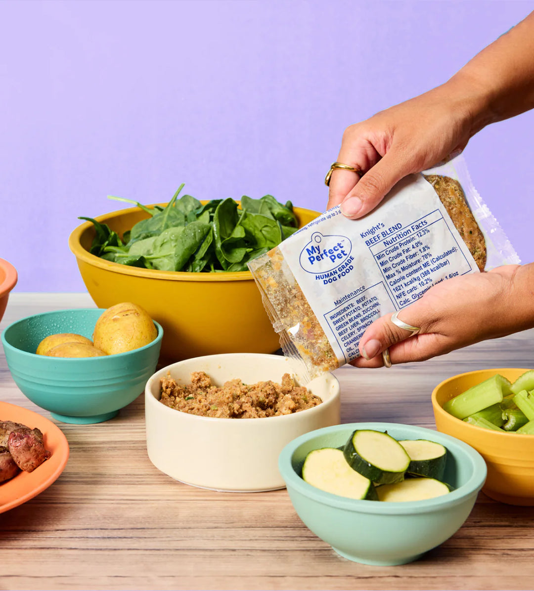 My Perfect Pet Dog Frozen Grain Free Knight's Beef 4LB