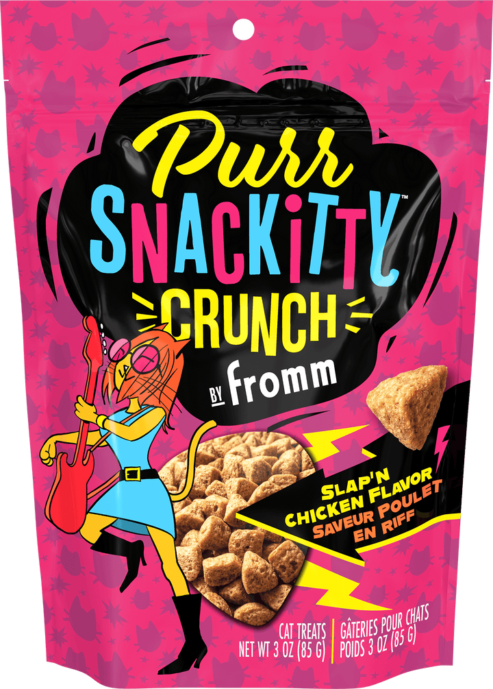 PurrSnackitty Crunch Slap'n Chicken Cat Treats 3oz