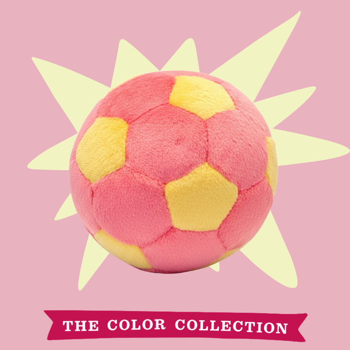 Lemonade Soccer Ball Plush Dog Toy