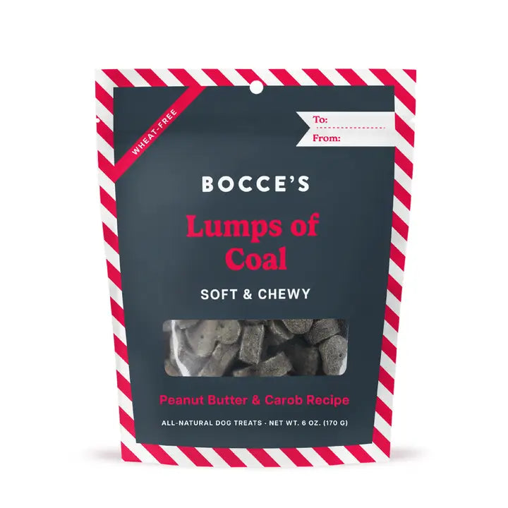 Bocce's Bakery Lumps of Coal Soft & Chewy Dog Treats 6oz