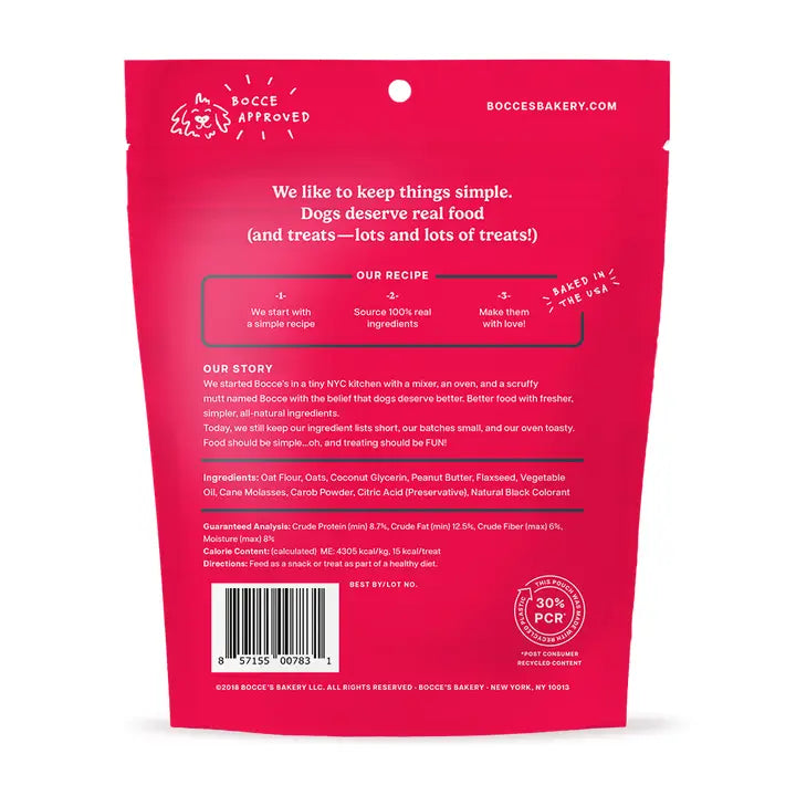 Bocce's Bakery Lumps of Coal Soft & Chewy Dog Treats 6oz