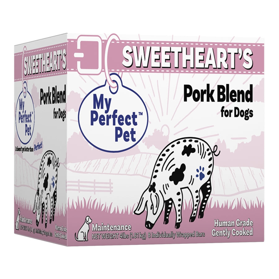 My Perfect Pet Dog Frozen Grain Free Sweetheart's Pork 4lb