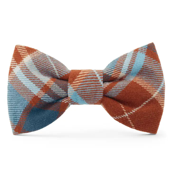 Maple Flannel Bow Tie Attachment for Collar