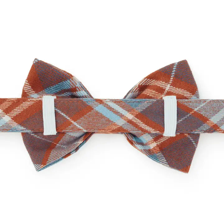 Maple Flannel Bow Tie Attachment for Collar