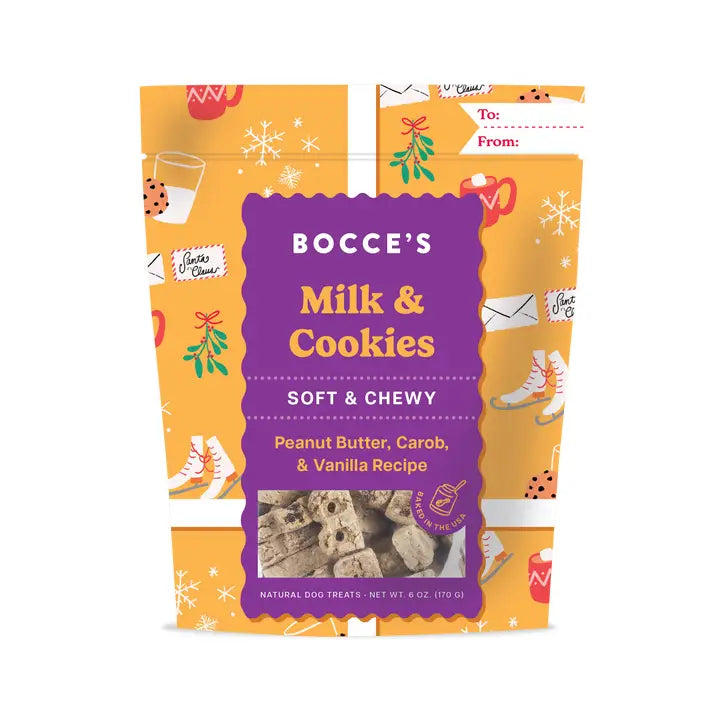 Bocce's Bakery Milk N Cookies Soft & Chewy Dog Treats 6oz