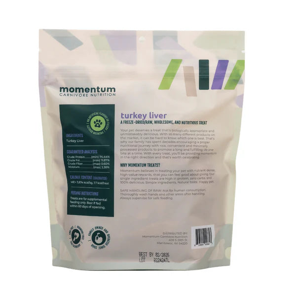 Momentum Turkey Liver Treats 3.5oz