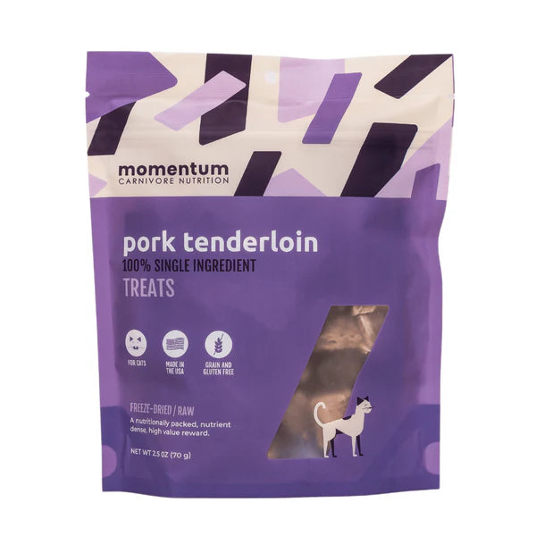 Momentum Freeze Dried Pork Tenderloin Cat Treats 2.5oz