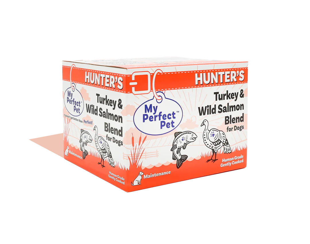 My Perfect Pet Dog Frozen Food Grain Free Hunter's Turkey and Wild Salmon 30 count 15LB