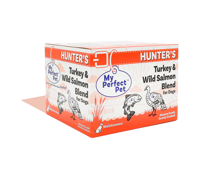 My Perfect Pet Dog Frozen Food Grain Free Hunter's Turkey and Wild Salmon 30 count 15LB
