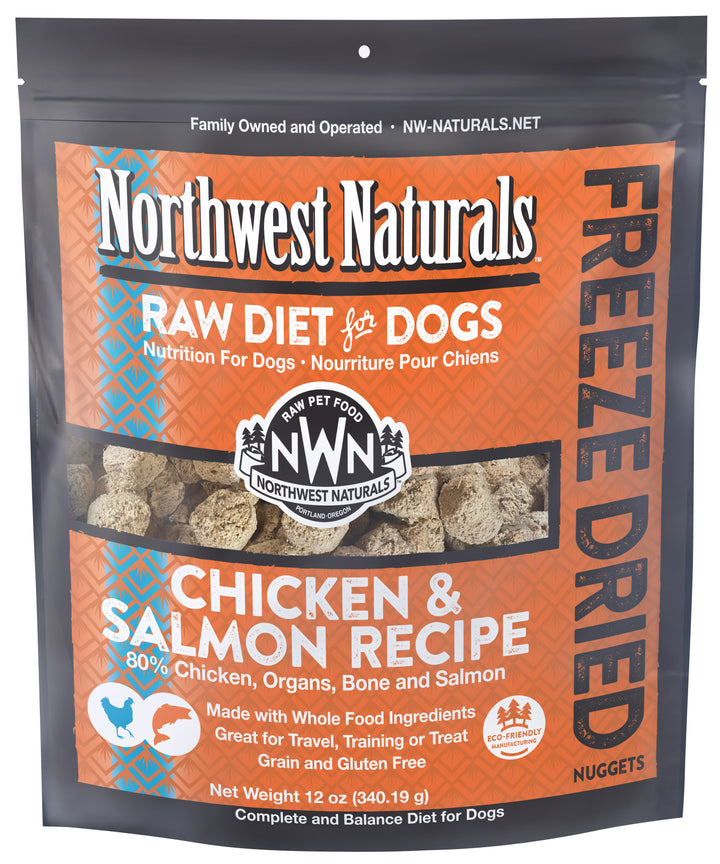 Northwest Naturals Freeze Dried Chicken & Salmon Food for Dogs 12oz
