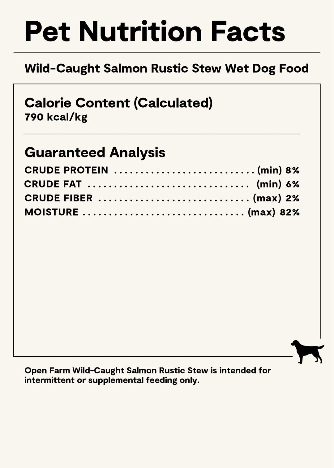 Open Farm Dog Grain Free Rustic Stew Wild Caught Salmon Wet Dog Food 12.5oz