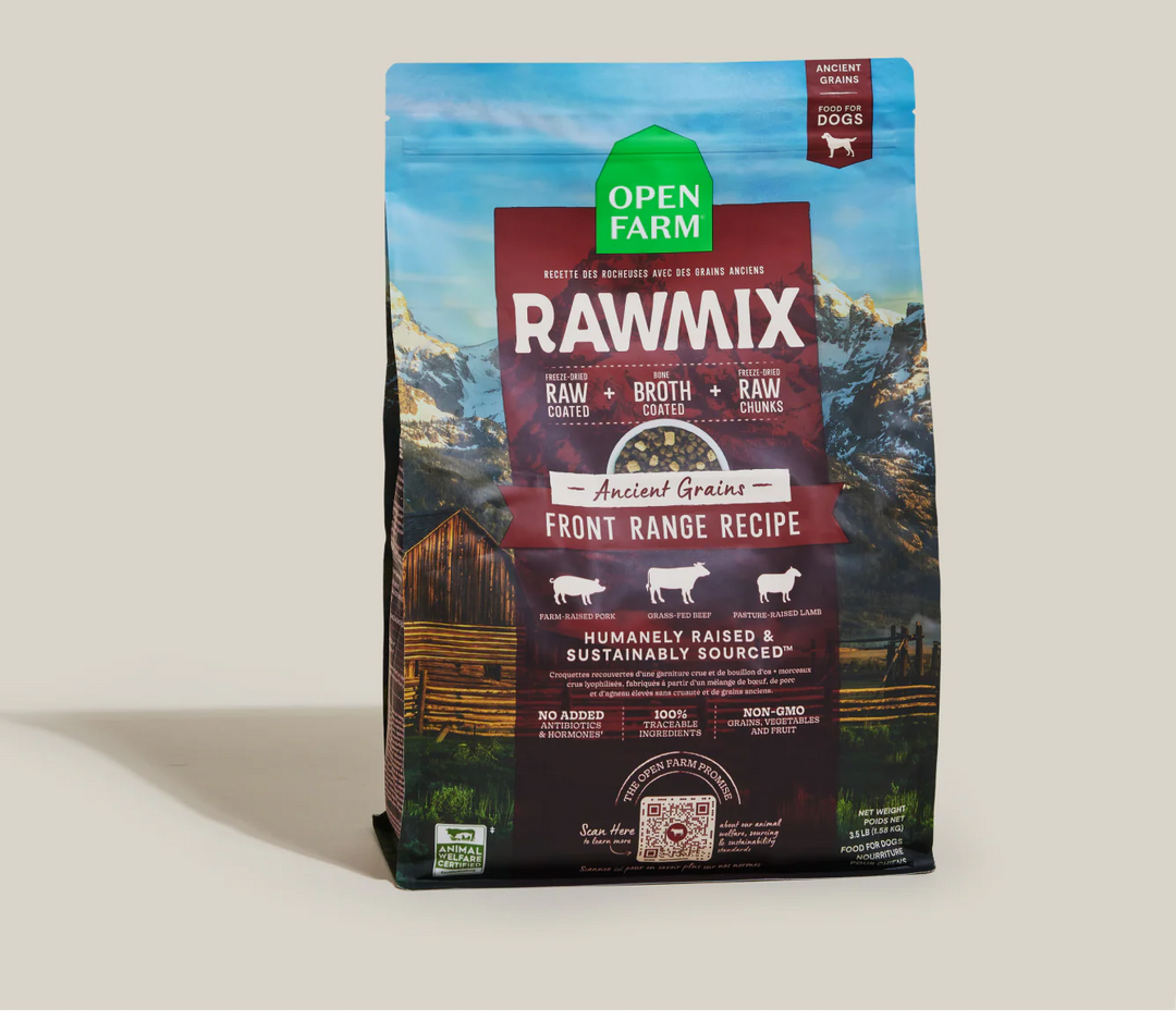 Open Farm Dog RawMix Front Range Recipe with Ancient Grains Dry Dog Food 20lb
