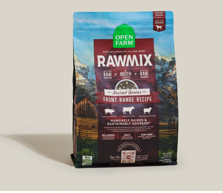 Open Farm Dog RawMix Front Range Recipe with Ancient Grains Dry Dog Food 20lb