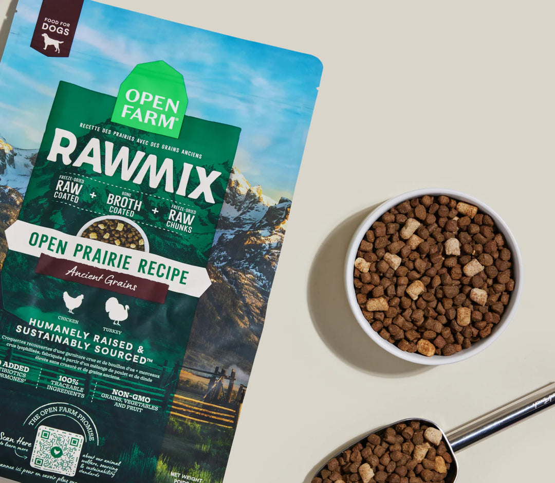 Open Farm Dog RawMix Open Prairie Recipe with Ancient Grains Dry Dog Food 20lb