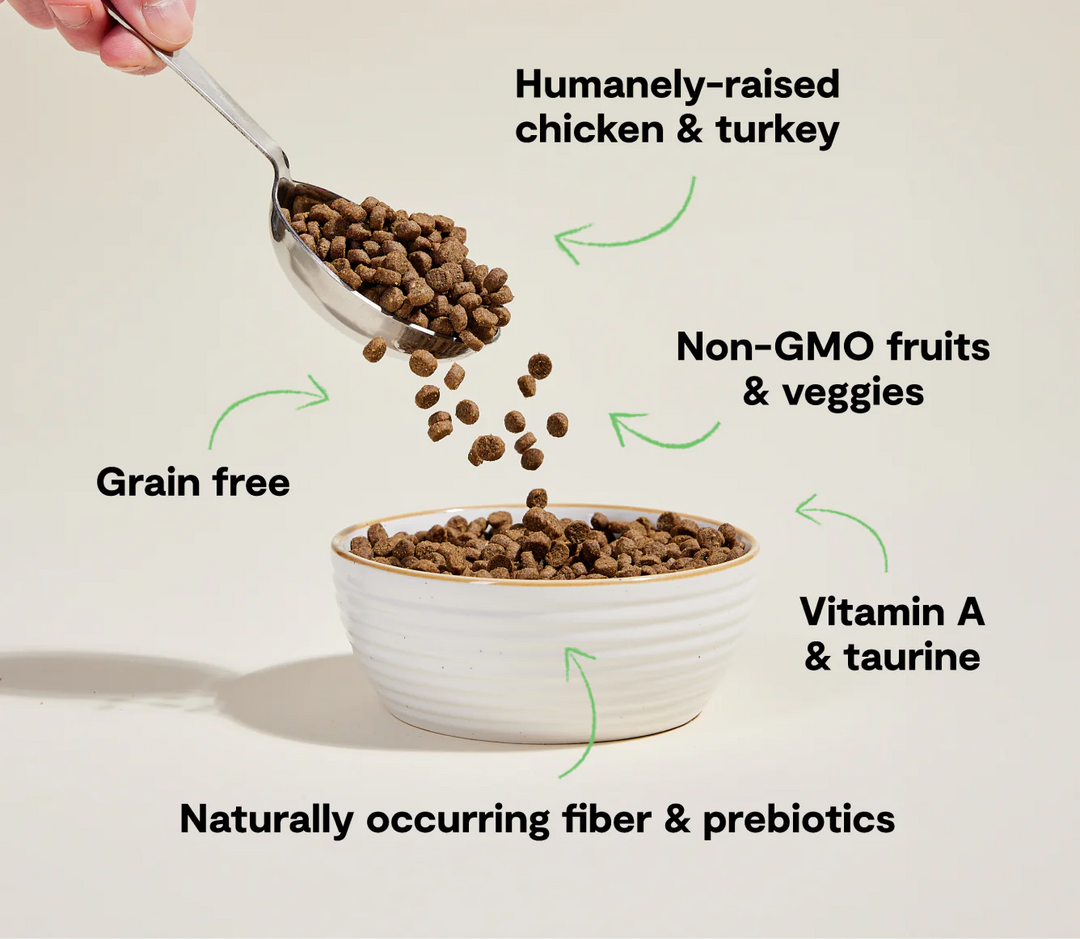 Open Farm Cat Grain Free Kitten Chicken & Turkey Recipe Dry Cat Food 4lb