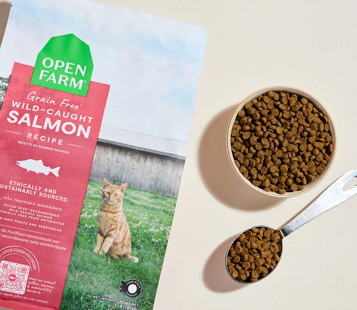 Open Farm Cat Grain Free Wild Caught Salmon Dry Cat Food 4lb