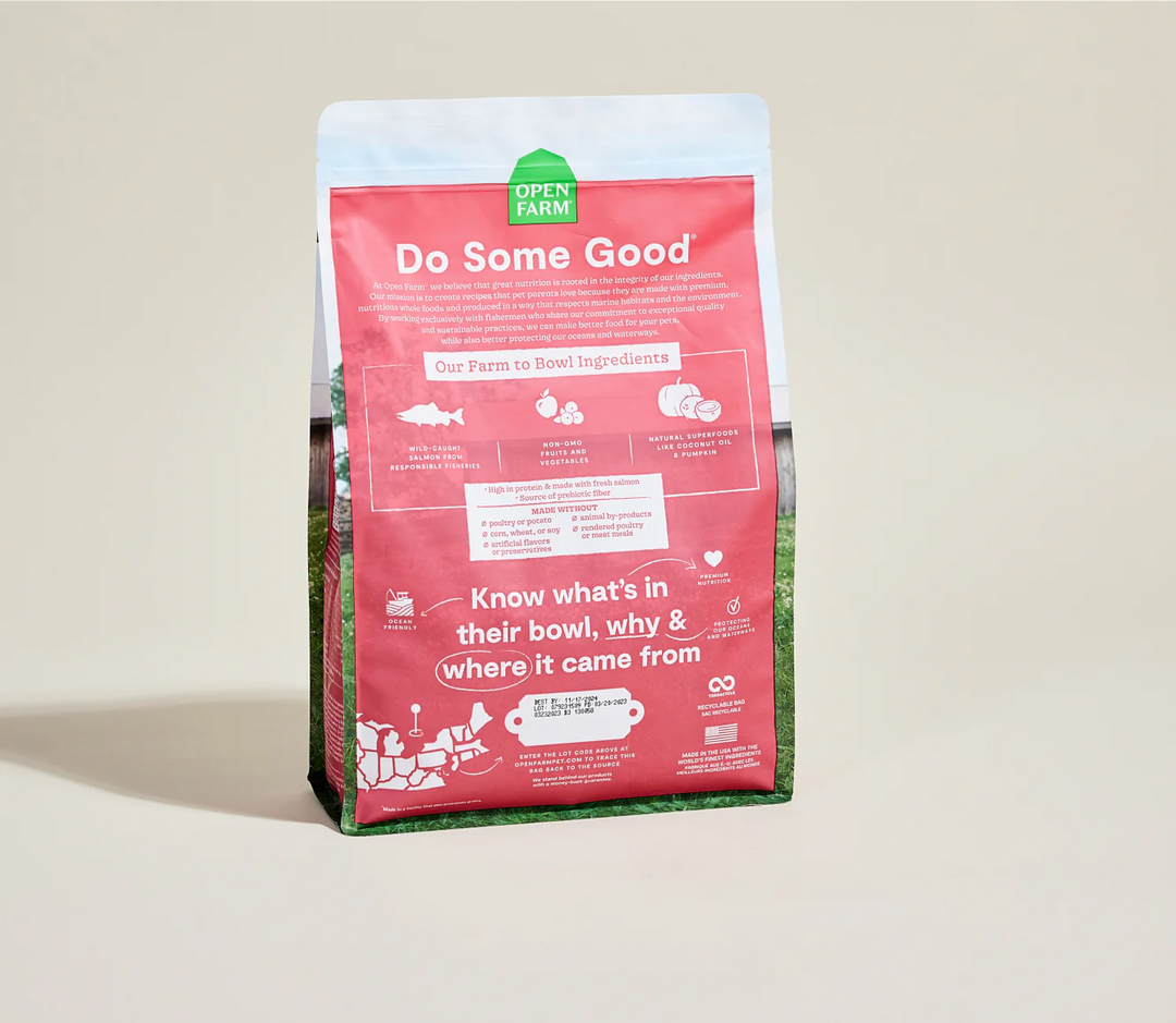 Open Farm Cat Grain Free Wild Caught Salmon Dry Cat Food 4lb