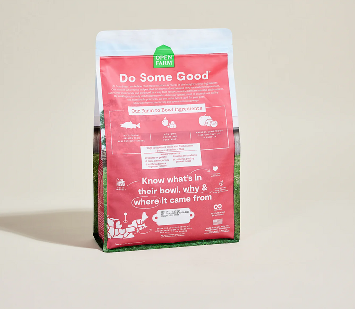Open Farm Cat Grain Free Wild Caught Salmon Dry Cat Food 4lb