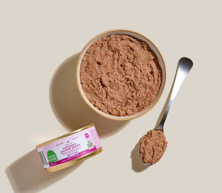 Open Farm Cat Grain Free Chicken & Salmon Paté Wet Cat Food 5.3oz