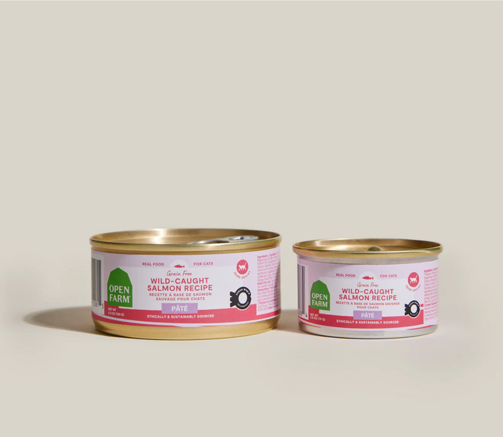 Open Farm Cat Grain Free Wild Caught Salmon Paté Wet Cat Food 5.3oz
