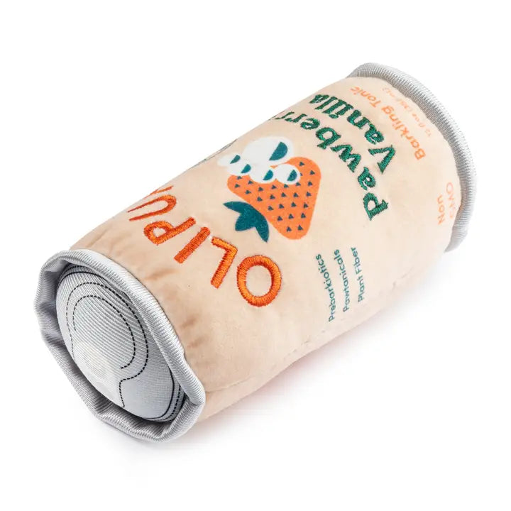 Olipup Pawberry Vanilla Squeaker Plush Dog Toy